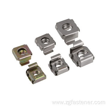 Cassette Spring Steel Nut Zinc Rack Mount Screw and Cage Nut With Color Zinc Plated